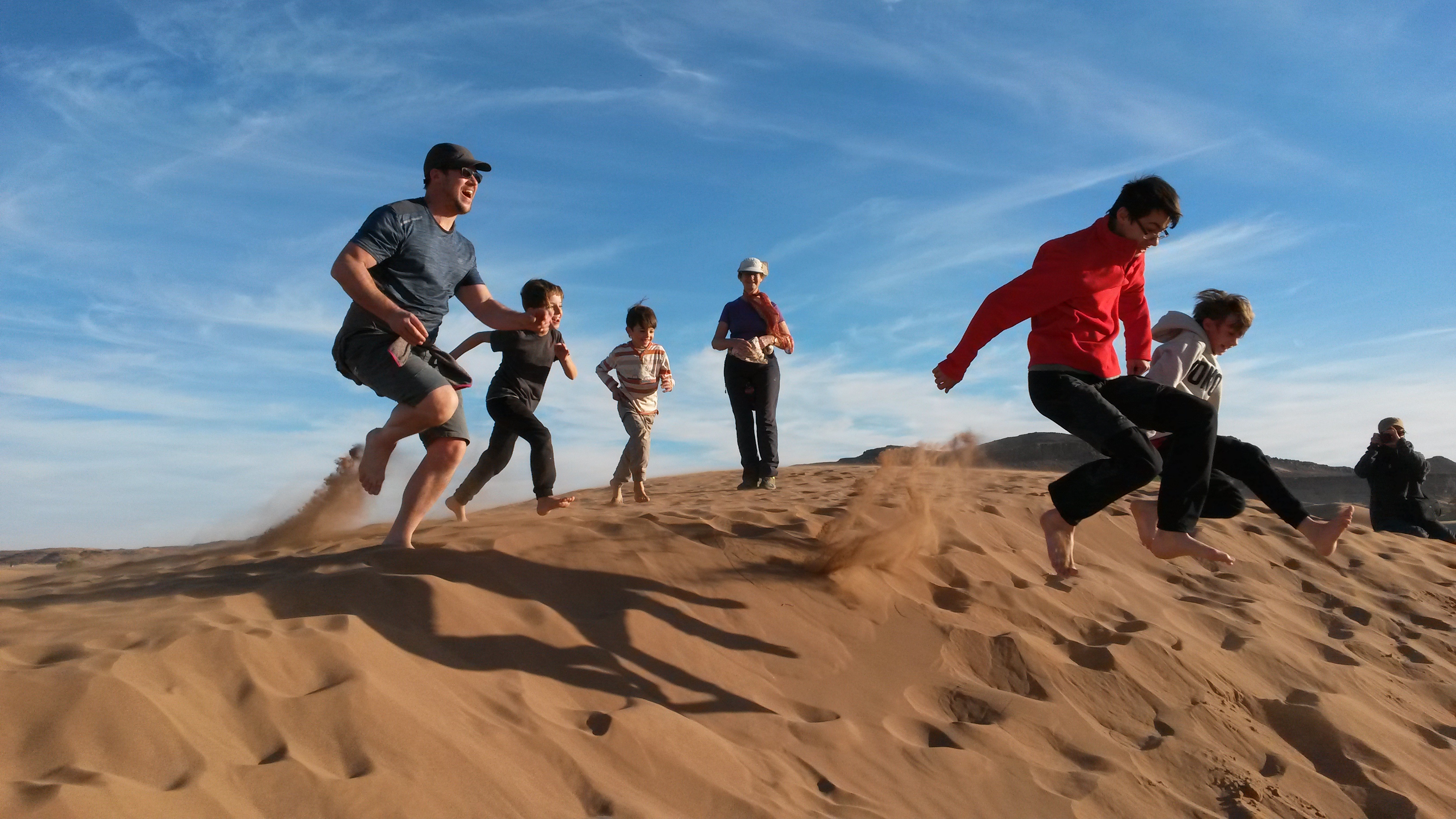 Trek désert famille